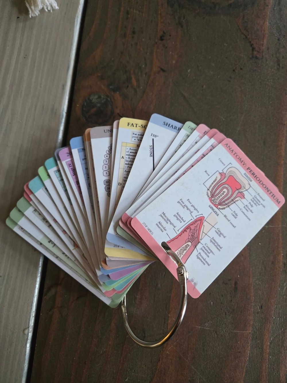 Dental Hygiene Reference Cards – 23-Card RDH Study, Clinical & NBDHE Cheat Sheet